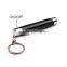 ALU+ABS 1 LED Key Chain Flashlight with 3*LR44 Battery, Promotional Keychain LED Light