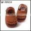 2016 New Leather Fringed Soft Sole Baby Moccasins Sandals