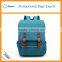 High class student backpack canvas bags printed logo