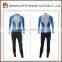 Anti-wrinkle Eco-Friendly Biking Jersey Keep Body Cool Blue Best-selling