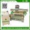 wood work cnc router machine HS-A1325 wood shaper cnc router with three spindles