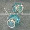 Glass spice jar of 2 sides stand with cap