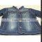 Fashion woman clothes jeans with monkey wash
