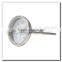 High quality all stainless steel thermometer for high temperatures with crimped ring