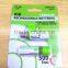 Rechargeable batteries Ni-MH USB battery 2pcs/card 1450mAh.