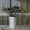 Cute Fashion Garden Decoration White Cermaic Rectangular Flower Pot