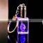 LED Light Crystal Keychain for Decoration or Holiday Gifts