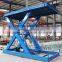 Fix on ground scissor hydraulic cargo lift elevator