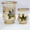 Wholesale Hot Sale Elegant Glass Candle Holder With Handpainting