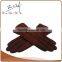 Malaysia 100% Suede Cotton Glove With Drape Adornment
