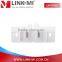 LINK-MI LM-EW02 Dual Port Home Theater HDMI Keystone Wall Plate Best Buy