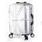abs aluminum frame combination lock trolley hard luggage case