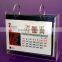 simple design one side acrylic table calendar display stand with metal hoop wholesale