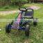 Blue and Red Children Pedal Go Kart