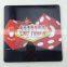 Graceful square metal tin tray