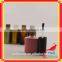 empty UV gel nail polish bottle with empty 15 ml colorful coated glass bottle