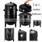 3 in 1 smoke and steam charcoal bbq grill