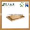 Natural handmade customized factory supply food grade wooden serving tray
