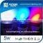 2016 led spotlight e27 remote control 16 colors rgb 5w led bulb light spot light