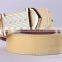 Dressy rhinestone flowers design leather belts for noble ladies