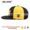 Custom Flat Brim Rasied 3d Embroidery Snapback Cap