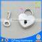 padlock heart shape, metal new design hot sale bag decorative lock