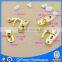 decorative combination lock light gold metal clasp locks