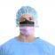 Ecoma Industries Print Procedure Surgical Face Mask , Fog-free Mask With Face Shield Fluidsheild Pleated Ties