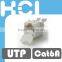 Category 6A 90Degree UTP RJ45 Modular Keystone Jack With Dust Door