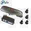 2016 hot selling 4 sensors car rear view parking assist system with four-step Bibi sound alarm