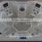 CE Approval acrylic hot tub spa with 7 seaters family happily use whirlpool hot tub