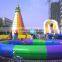 Inflatable water games, inflatable climbing wall with slide