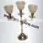 new crystal votive candelabra for sale | gold plated candelabra | rounded base candelabra