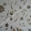 decorative glass factory design pattern art glass clear fosted titanium glass