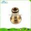 Forged 3/4"Brass Male Threaded Garden Hose Quick Connector Union Brass Fitting For Pipe