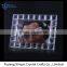 OEM ODM transparent and brown crystal mini beautiful photo frame