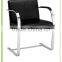 Brno Style Leather Armchair stainless steel chair