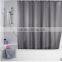 solid color polyester shower curtain