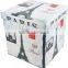 White Foldable Eiffel Tower Design Storage Cube/Ottoman/Foot Stool