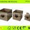 unfinished engraving bucket wood candle holder