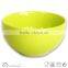 5.5 inch ceramic rice bowl solid green color 13.5cm stoneware cereal bowl