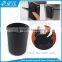 Wholesale silver eco-friendly cylinder lowes stainless steel trash can with the foot pedal