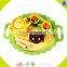 Wholesale top quality kids wooden tea sets toy popular pretend baby wooden tea sets toy W10B052