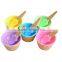 High Quality 2-Sets,Kids Ice Cream Bowl Spoon Set Cute Children Feeding Tableware Plastic Bowl