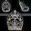 Beauty Pageant Jewelry Large Rhinestone Fashion Tiaras