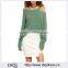 Sexy Knitted Pullover Sweater Women Long Sleeve Asymmetric Cold Shoulder Long Sweater