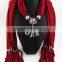 Antique silver elephant pendants jewelry scarves personalized custom long scarves for young lady