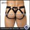New Arrival Fashion Elastic Band Jockstraps Underwear Bottom Price Blue White Cotton Inflatble Thongs