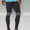 gym fit leggings with custom sublimation logo for men