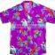 Tropical Florida sun blue light weight linen shirt for men , beach shirt